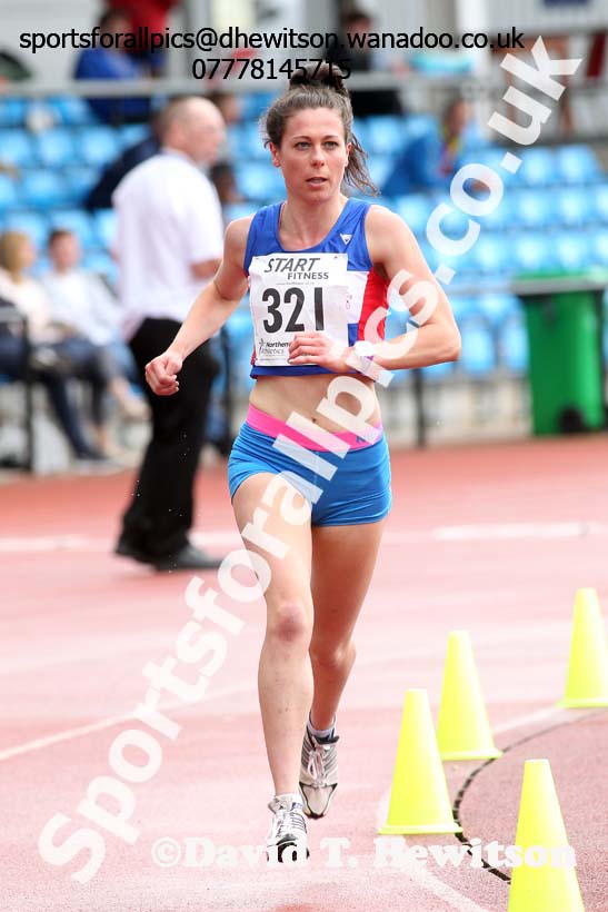 Senior womens 5000 metres, Northern Championships, Sport City, Manchester. Photo: David T. Hewitson/Sports for All Pics